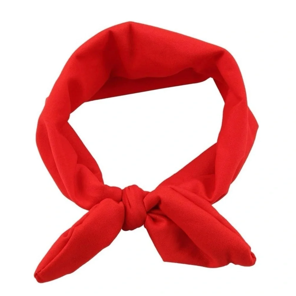 Red Bow Headband